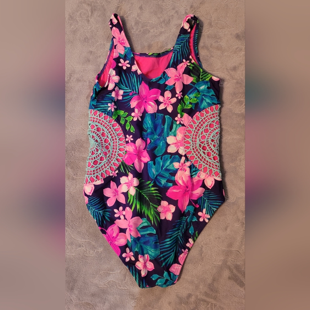 Breaking Waves girls bathingsuit, sz. 12